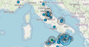 terremoto oggi lunedì 17 ottobre 2022 italia