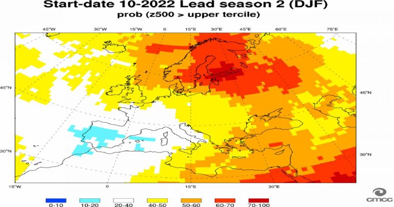Meteo Inverno – modelli stagionali che propongono una stagione relativamente piovosa per l’Italia