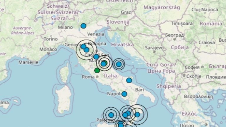 Terremoto oggi, sabato 22 ottobre 2022, scossa M 2.9 avvertita nelle Marche, in provincia di Macerata – Dati Ingv