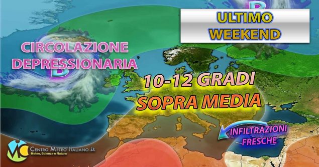 Temperature sopra media anche di 12 gradi sull'Europa