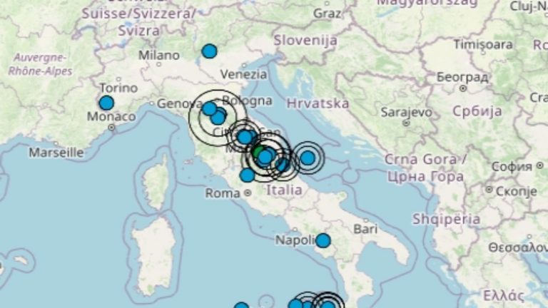 Scossa di terremoto registrata oggi, 26 ottobre 2022, nelle Marche: M 2.0 in provincia Macerata