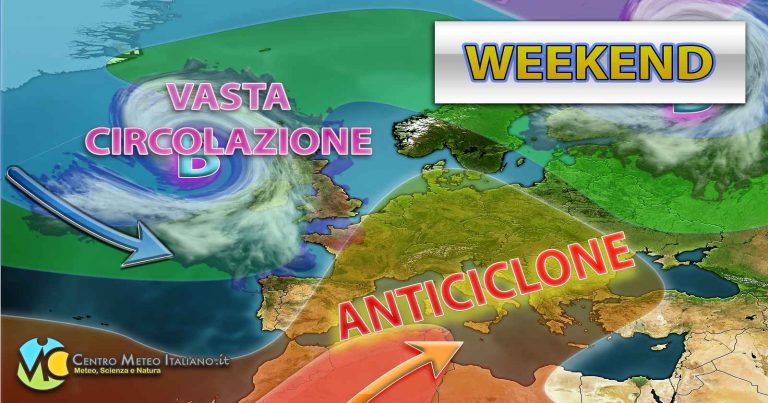 Meteo – Anticiclone in lieve indebolimento nel Weekend, ma con stabilità persistente: i dettagli