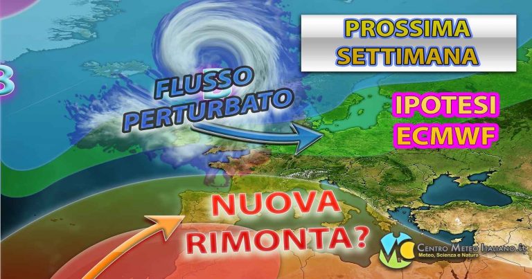 Meteo novembre – weekend autunnale con maltempo e calo delle temperature, torna l’anticiclone a seguire