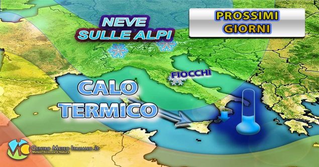 Meteo - Improvviso ruggito dell'Autunno in arrivo anche nel Weekend, con forte maltempo e calo termico