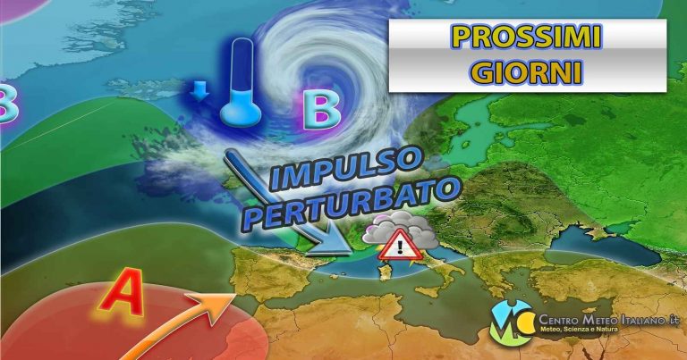 Meteo – Attacco di maltempo in arrivo sull’Italia con piogge e temporali anche intensi: ecco lo squillo autunnale