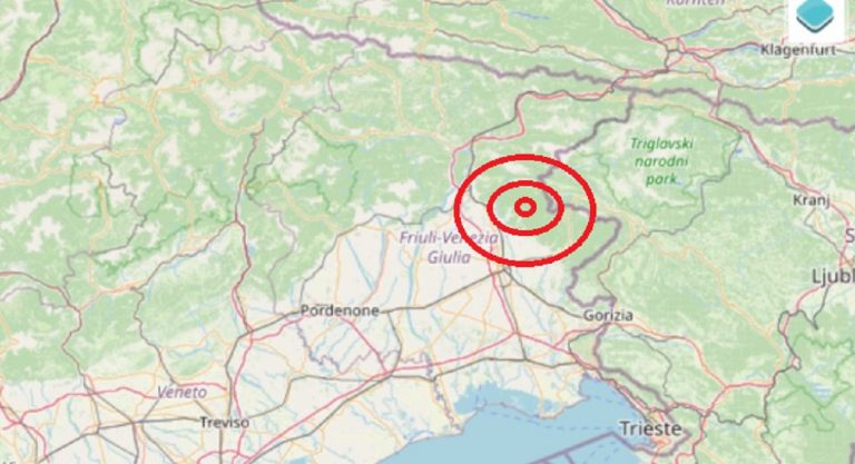 Terremoto in Friuli Venezia Giulia, avvertita scossa intensa in provincia Udine: i dati INGV