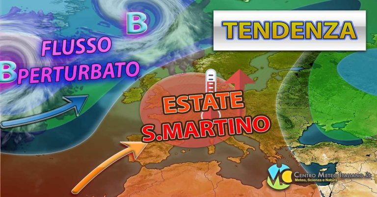 Meteo – Autunno da incubo: arriva l’estate di San Martino, con mitezza ed ancora siccità