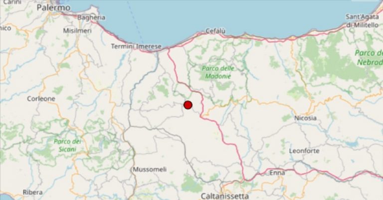 Terremoto oggi in Sicilia, scossa M 2.1 in provincia di Palermo: le altre scosse di domenica 6 novembre