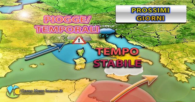 Meteo - Passaggio perturbato in arrivo in Italia per l'affondo di una saccatura depressionaria sul Mediterraneo: i dettagli