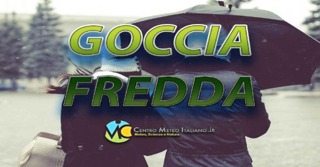 Meteo Italia - goccia fredda in vista del fine settimana