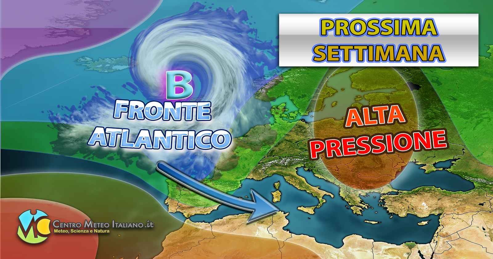 Perturbazione atlantica per la prossima settimana