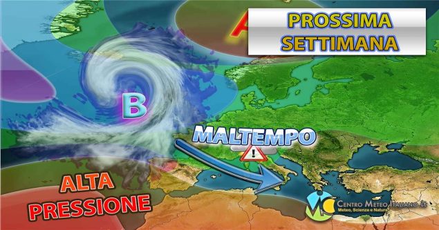 Meteo - L'Autunno prova a fare la voce grossa, si apre la porta atlantica nella prossima settimana con frequente maltempo: i dettagli