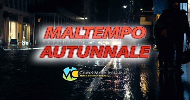 Meteo Italia - maltempo autunnale ai nastri di partenza