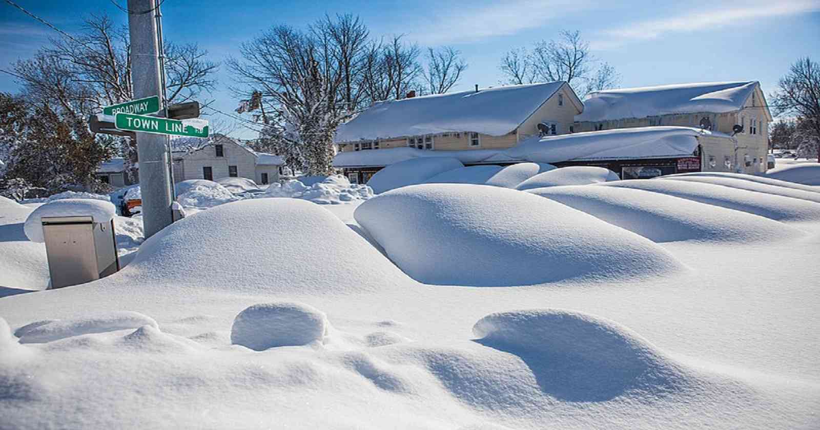 Neve da effetto lago, accumuli molto importanti vicino le coste