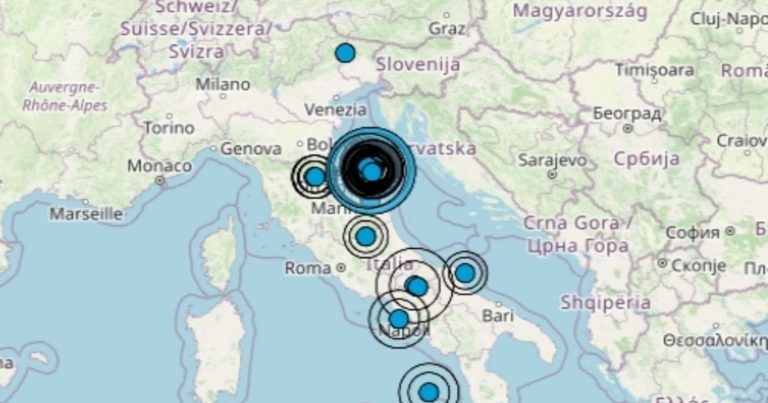 Terremoto oggi, venerdì 18 novembre 2022, scossa magnitudo 2.6 nelle Marche, epicentro costa pesarese – Dati Ingv Terremoto oggi, venerdì 18 novembre 2022, scossa magnitudo 2.6 nelle Marche, epicentro costa pesarese – Dati Ingv
