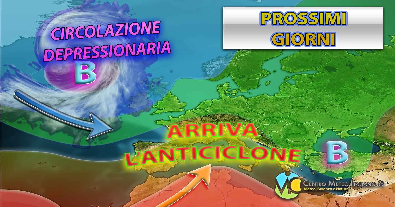 Temporaneo miglioramento meteo da metà settimana