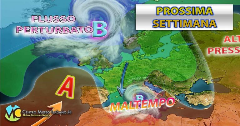 Meteo – L’Italia tornerà presto nel mirino del maltempo con nuova perturbazione alle porte con neve e calo termico: i dettagli Meteo – L’Italia tornerà presto nel mirino del maltempo con nuova perturbazione alle porte con neve e calo termico: i dettagli