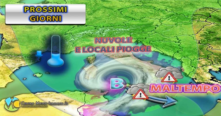 Meteo – Continua la fase instabile sull’Italia con piogge, temporali ed anche nevicate abbondanti in Appennino Meteo – Continua la fase instabile sull’Italia con piogge, temporali ed anche nevicate abbondanti in Appennino