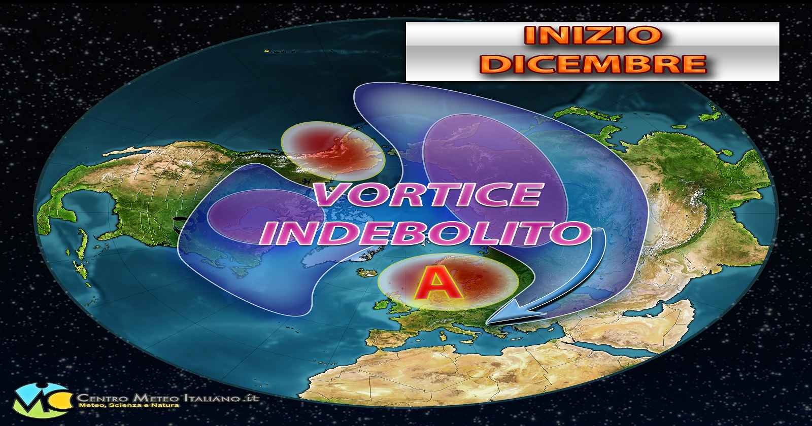 Meteo Italia - avvio di dicembre freddo e perturbato