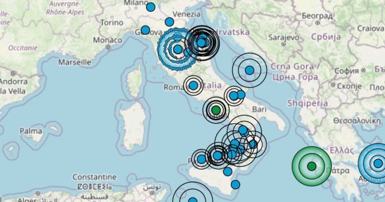 Terremoto in Italia oggi, mercoledì 30 novembre 2022: le scosse più importanti del giorno | Dati INGV