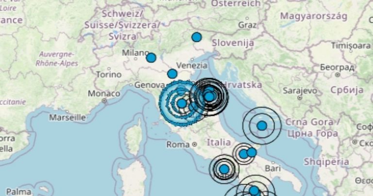 Terremoto oggi, giovedì 1 dicembre 2022: scossa di magnitudo 3.4 avvertita sulla costa anconetana – Dati Ingv