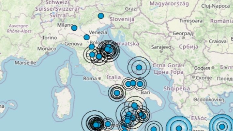 Terremoto in Italia oggi, venerdì 2 dicembre 2022, scossa di magnitudo 3.5 sul mar Tirreno – Dati Ingv