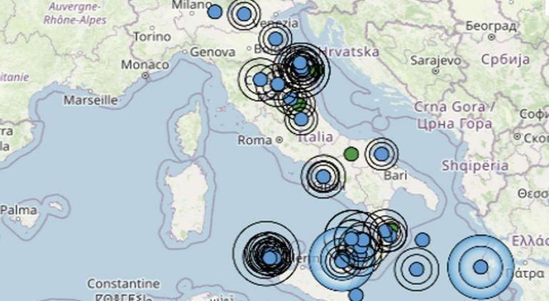 Terremoto in Calabria oggi, lunedì 5 dicembre 2022: scossa di magnitudo 3.1, tutti i dettagli | Dati INGV