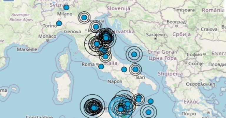 Terremoto oggi, mercoledì 7 dicembre 2022, scossa di magnitudo 3.1 in Sicilia, in provincia di Messina | Dati INGV