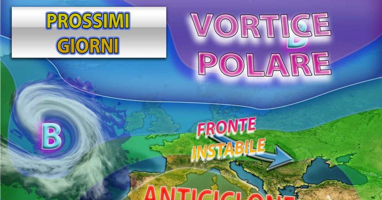 Meteo – Flebile cavo perturbato porterà qualche disturbo di maltempo in Italia, ecco dove e quando