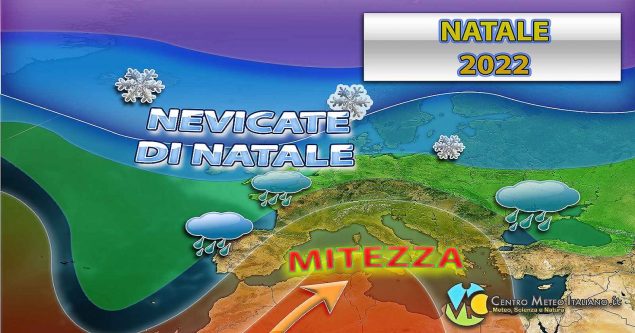 Meteo - Clima quasi tropicale a Natale, con temperature miti e stabilità praticamente in tutta Italia