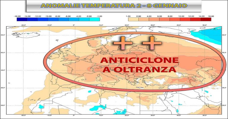 Meteo Gennaio – Primi giorni del 2023 ancora con alta pressione, possibile maggiore dinamicità verso l’Epifania