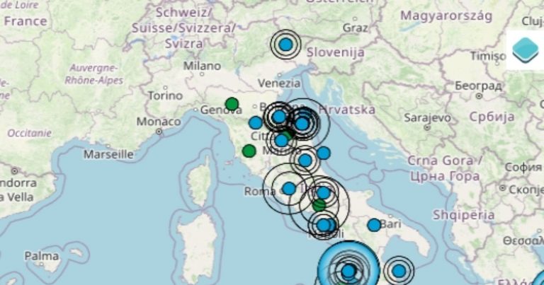 Terremoto oggi, martedì 3 gennaio 2023, scossa di magnitudo 3.5 avvertita in Campania – Dati Ingv