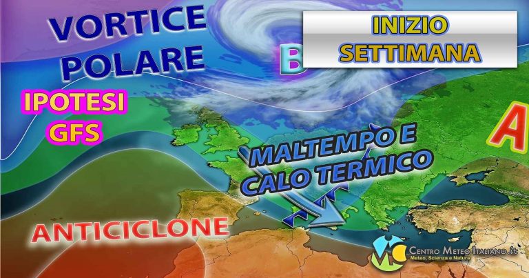 Meteo – Affondo polare in arrivo ad inizio settimana prossima, torna la neve anche in Appennino, i dettagli