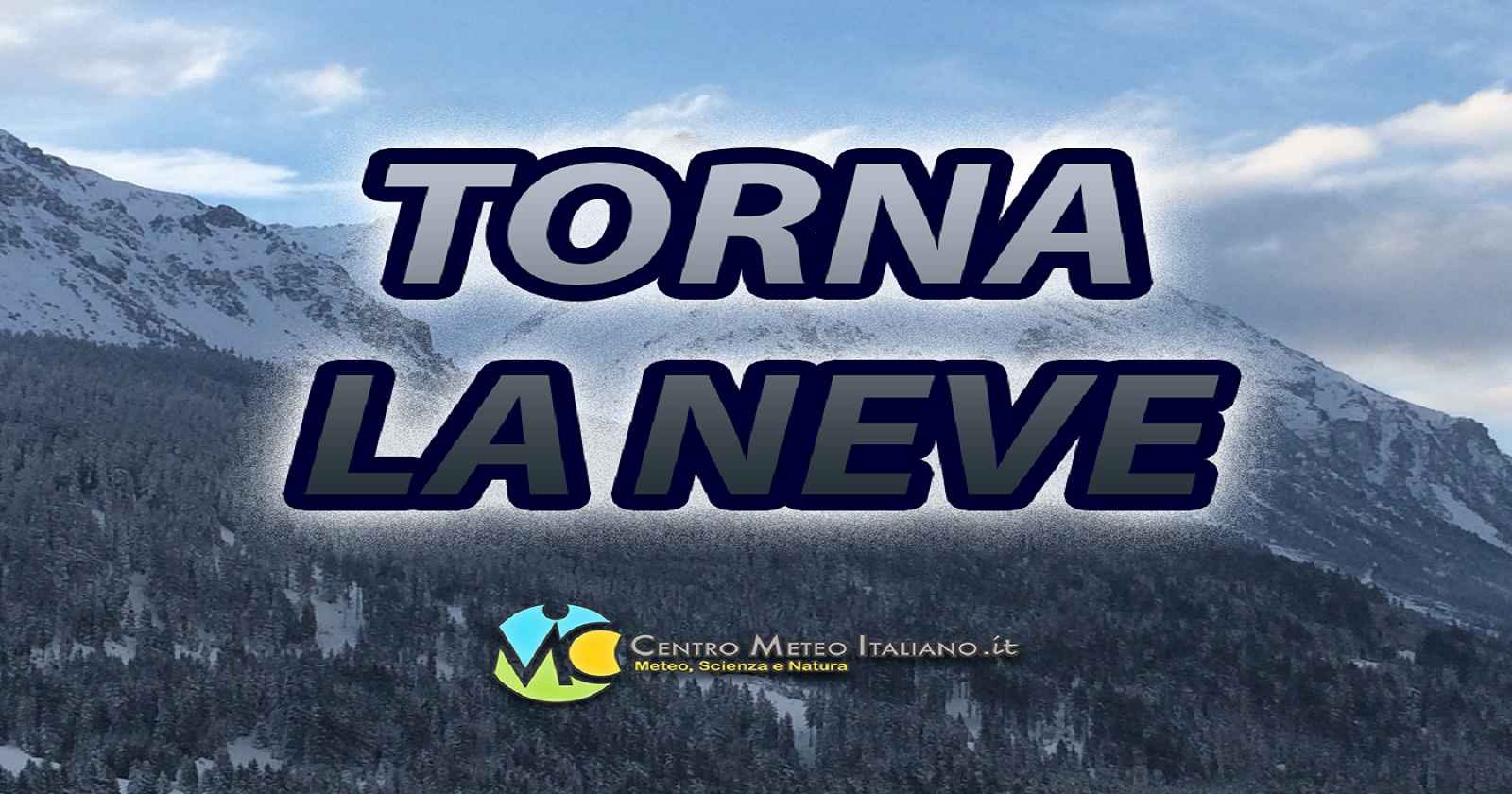 Meteo - neve in arrivo su Alpi e Appennino dal weekend con la prima perturbazione di gennaio