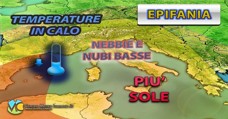 Meteo – Epifania stabile e asciutta grazie all’Anticiclone, ma non sempre soleggiata: i dettagli