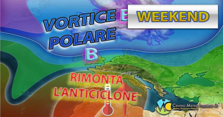 Meteo Italia – alta pressione in rimonta sul Mediterraneo ma si prepara un nuova ondata di maltempo a seguire