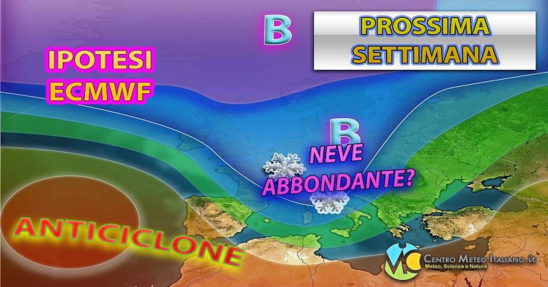 Meteo – Seconda metà di gennaio molto dinamica con possibili affondi freddi e maltempo invernale in Italia