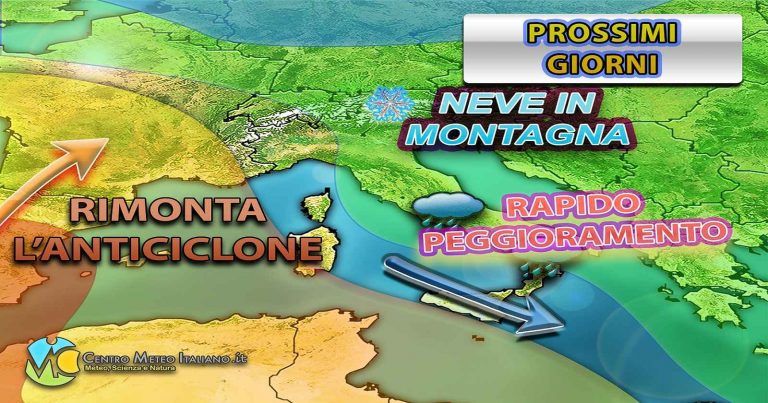 Meteo – Ancora qualche pioggia al Sud Italia, spazio all’alta pressione nei prossimi giorni, ma non a lungo