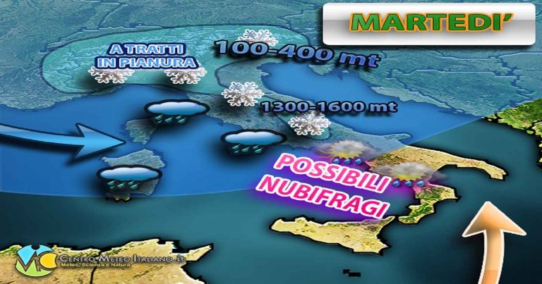 Meteo Italia – Torna la neve in Pianura Padana, attesi fiocchi su queste città del nord Meteo Italia – Torna la neve in Pianura Padana, attesi fiocchi su queste città del nord