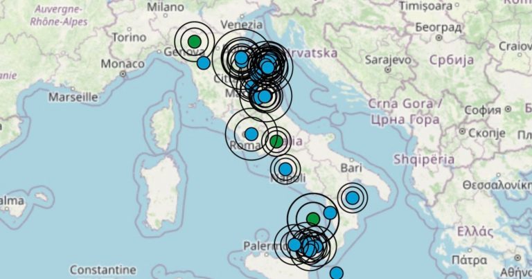 Terremoto in Italia oggi, martedì 24 gennaio 2023: le scosse del giorno | Dati INGV