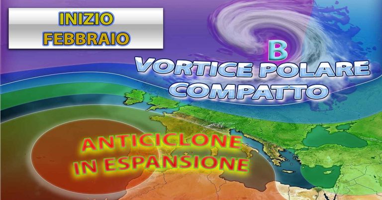 Meteo Italia – anticiclone che ci prova per febbraio ma freddo che potrebbe comunque prolungarsi