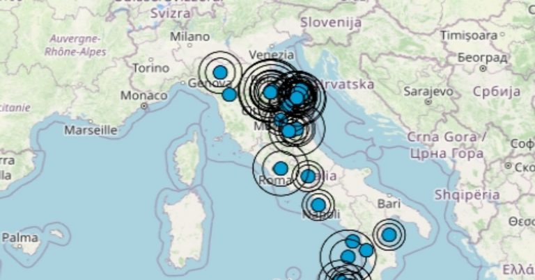 Terremoto oggi Emilia Romagna, giovedì 26 gennaio 2023, scossa M 4.1 avvertita a Cesenatico, provincia di Forlì-Cesena – Dati Ingv