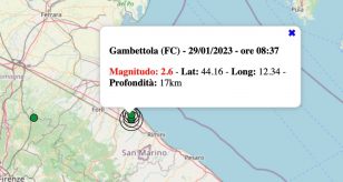 terremoto oggi domenica 29 gennaio 2023