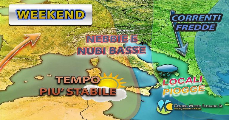 Meteo – Italia con Föhn e temperature fino a +20°C al Nordovest, ma da est sono in arrivo fredde correnti artiche; situazione e l’evoluzione