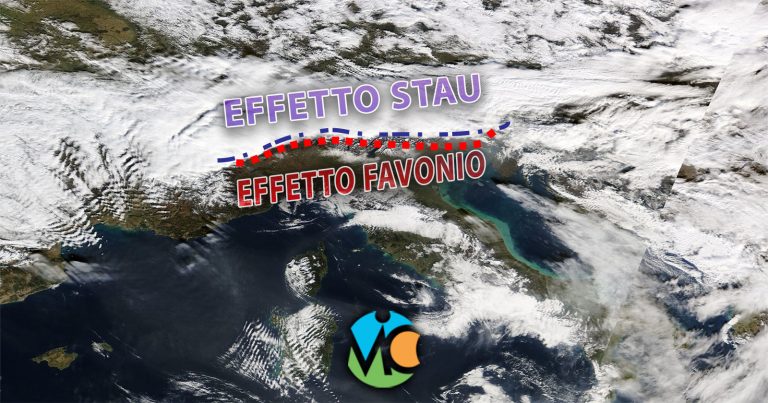Meteo Italia – Arriva il Favonio: il vento secco porterà le temperature fino a +20°C ecco quando