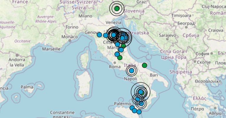 Terremoto in Italia sabato 4 febbraio 2023: le scosse del giorno | Dati INGV