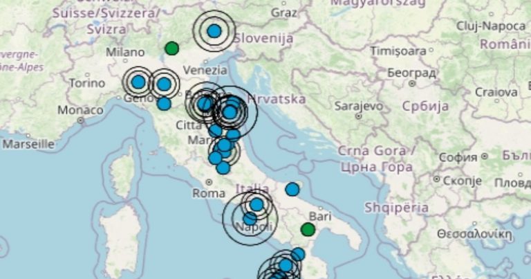 Terremoto oggi, martedì 7 febbraio 2023, scossa di magnitudo 2.9 in Piemonte, provincia di Cuneo – Dati Ingv