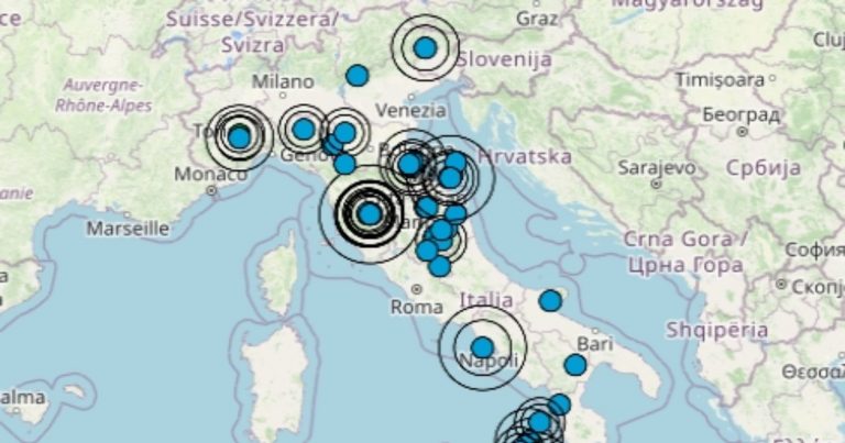 Terremoto oggi, giovedì 9 febbraio 2023, scossa di magnitudo 2.8 in Toscana, sciame sismico e scuole chiuse a Siena