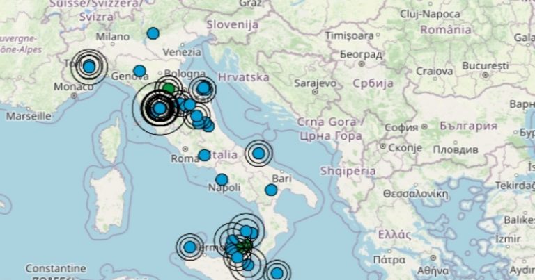 Terremoto oggi, lunedì 13 febbraio 2023, scossa di magnitudo 2.4 in Emilia Romagna – Dati Ingv
