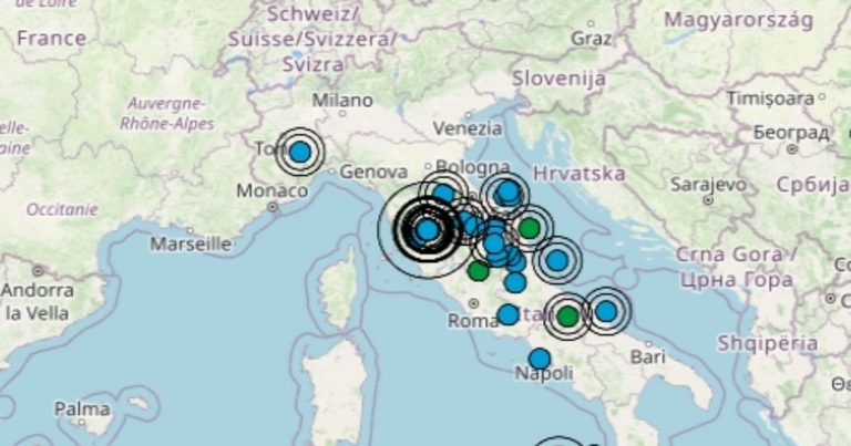 Terremoto oggi, mercoledì 15 febbraio 2023, scossa di magnitudo 2.4 in provincia di Campobasso